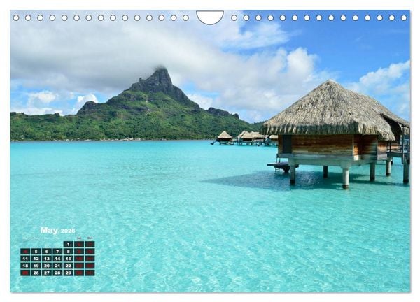 Produktbild: Bora Bora (Wall Calendar 2026 DIN A4 landscape), CALVENDO 12 Month Wall Calendar
