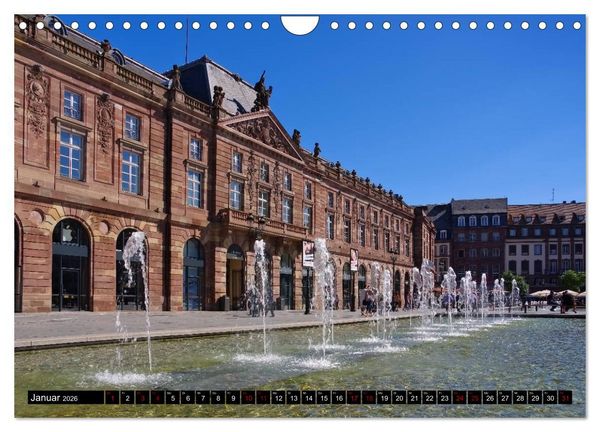 Produktbild: Stra&szlig;burg - Im Herzen Europas (Wandkalender 2026 DIN A4 quer), CALVENDO Monatskalender