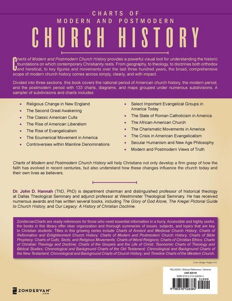 Produktbild: The Charts of Modern and Postmodern Church History