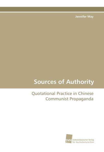 Produktbild: Sources of Authority