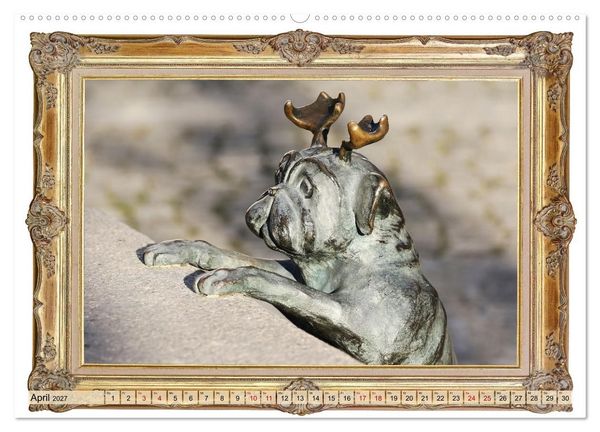 Produktbild: Hunde sind Kunst (Wandkalender 2027 DIN A2 quer), CALVENDO Monatskalender