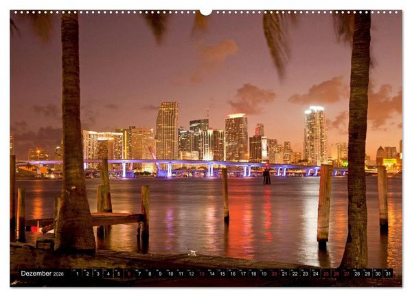 Produktbild: Miami und Florida (hochwertiger Premium Wandkalender 2026 DIN A2 quer), Kunstdruck in Hochglanz