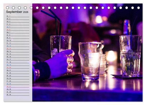 Produktbild: Bar Ambiente (Tischkalender 2026 DIN A5 quer), CALVENDO Monatskalender