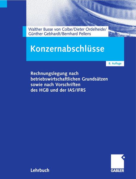 Produktbild: Konzernabschl&uuml;sse