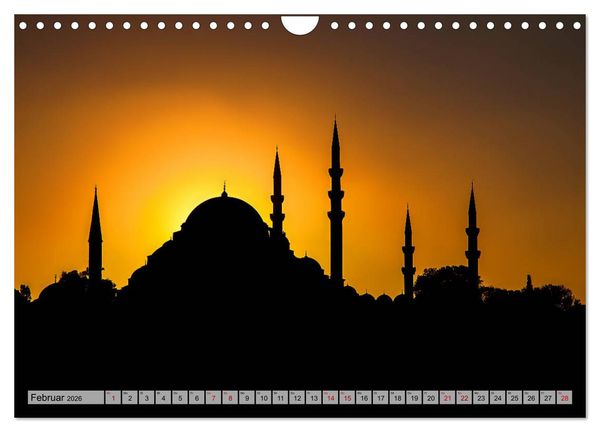 Produktbild: Istanbul - Im Schnittpunkt von Kulturen und Kontinenten (Wandkalender 2026 DIN A4 quer), CALVENDO Monatskalender