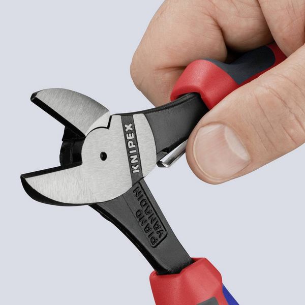 Produktbild: Knipex 74 12 180 Werkstatt Kraft-Seitenschneider mit Facette 180mm