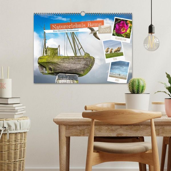 Produktbild: Naturerlebnis R&oslash;m&oslash; (Wandkalender 2026 DIN A3 quer), CALVENDO Monatskalender