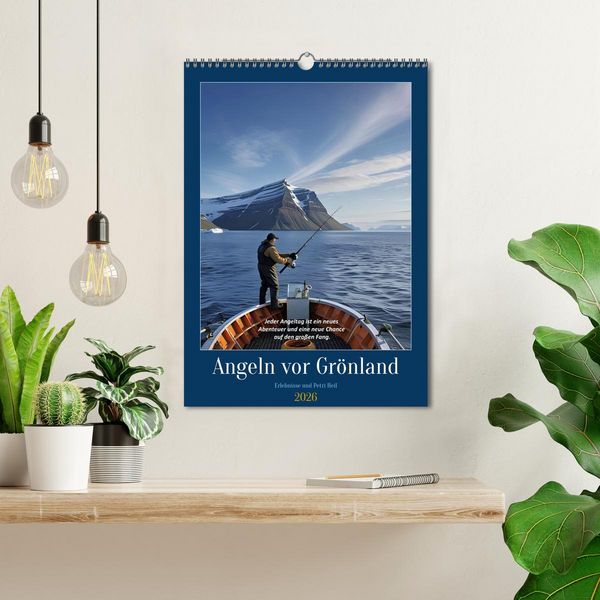 Produktbild: Angeln vor Gr&ouml;nland (Wandkalender 2026 DIN A3 hoch), CALVENDO Monatskalender
