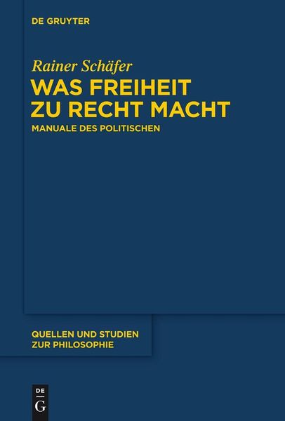 Produktbild: Was Freiheit zu Recht macht