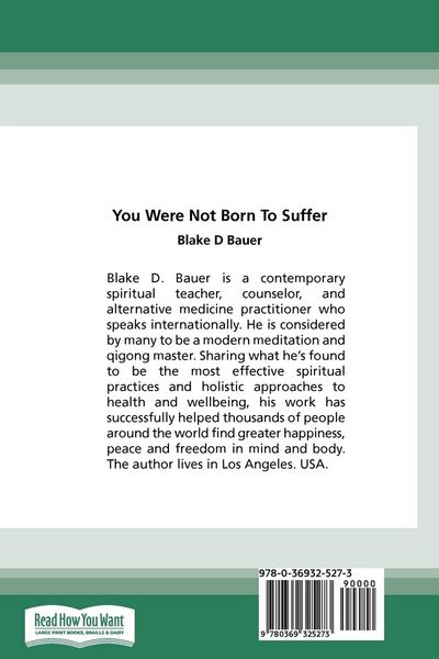 Produktbild: You Were Not Born to Suffer