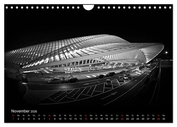 Produktbild: Black-Schwarz-Noir 2026 (Wandkalender 2026 DIN A4 quer), CALVENDO Monatskalender