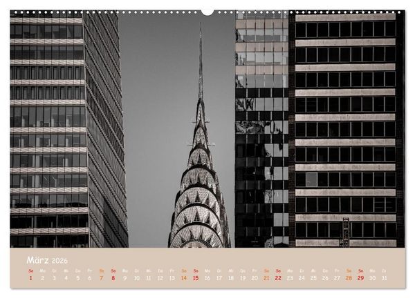 Produktbild: City Lights &ndash; New York im Fokus (hochwertiger Premium Wandkalender 2026 DIN A2 quer), Kunstdruck in Hochglanz