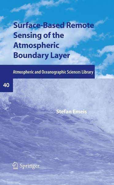 Produktbild: Surface-Based Remote Sensing of the Atmospheric Boundary Layer