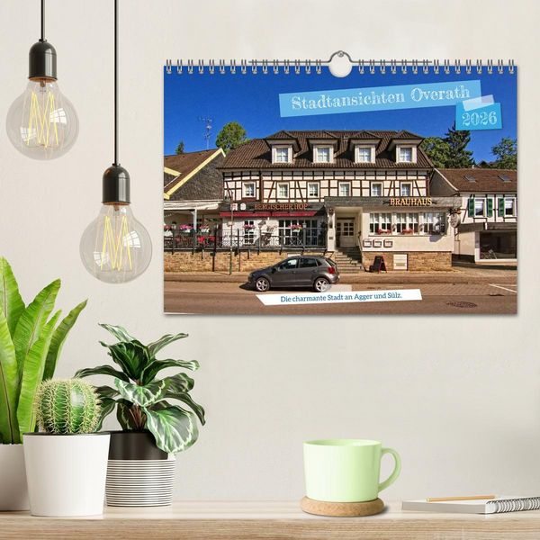 Produktbild: Stadtansichten Overath - Die charmante Stadt an Agger und S&uuml;lz (Wandkalender 2026 DIN A4 quer), CALVENDO Monatskalender
