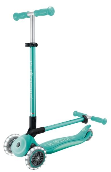 Produktbild: GLOBBER ELITE LIGHTS dunkelmint, mit Leuchtrollen