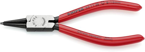 Knipex 44 11 J0 Seegeringzange Passend für (Seegeringzangen) Innenringe 8-13 mm Spitzenform (Details) gerade