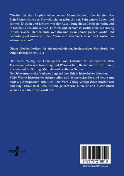 Produktbild: Goethe-Lexikon