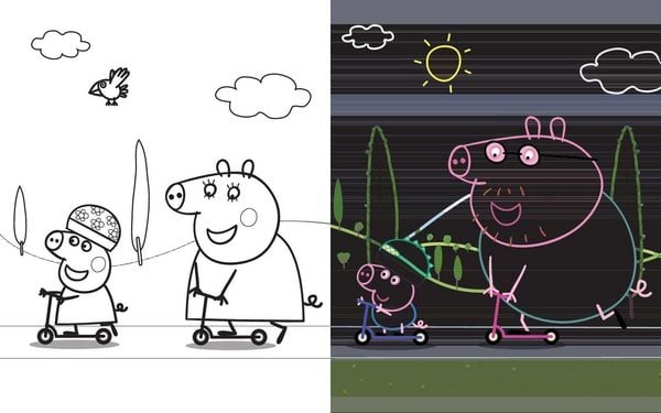 Produktbild: Peppa Pig Mein wutzig-tolles Kritzel-Kratzel-Buch
