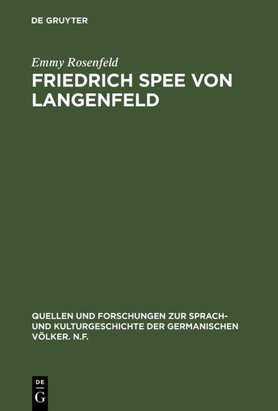Produktbild: Friedrich Spee von Langenfeld