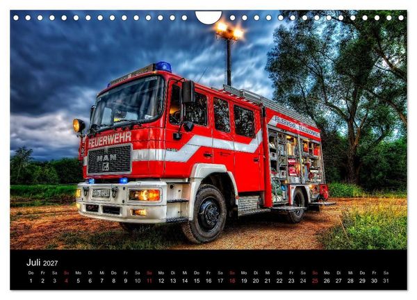 Produktbild: Einsatzfahrzeuge (Wandkalender 2027 DIN A4 quer), CALVENDO Monatskalender