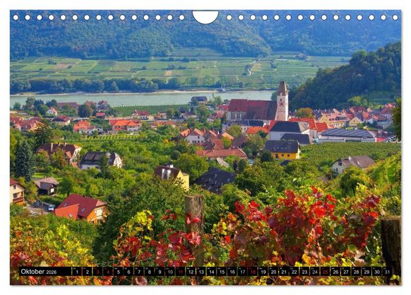 Produktbild: Die Wachau - An der Donau zwischen Melk und Krems (Wandkalender 2026 DIN A4 quer), CALVENDO Monatskalender