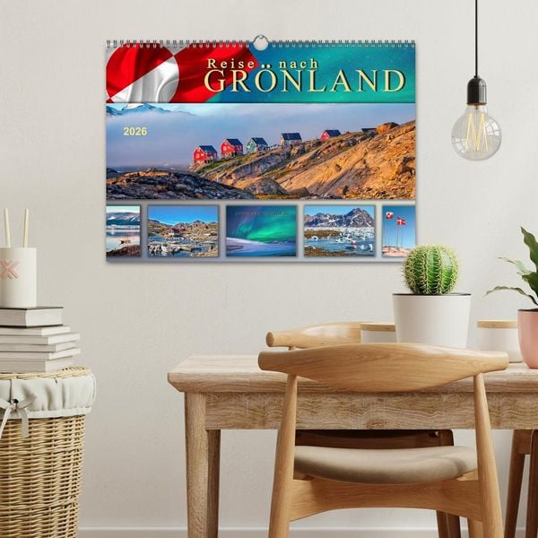Produktbild: Reise nach Gr&ouml;nland (Wandkalender 2026 DIN A3 quer), CALVENDO Monatskalender