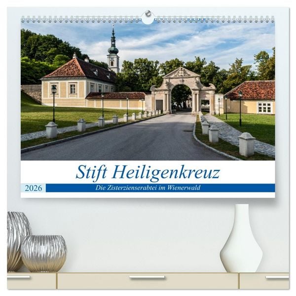 Produktbild: Stift Heiligenkreuz (hochwertiger Premium Wandkalender 2026 DIN A2 quer), Kunstdruck in Hochglanz