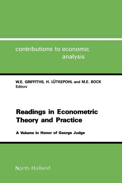 Produktbild: Readings in Econometric Theory and Practice