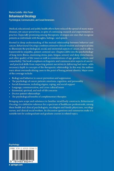 Produktbild: Behavioural Oncology