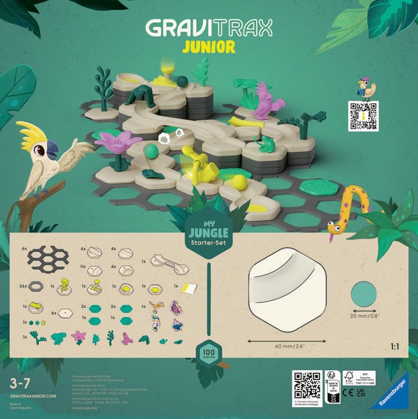 Produktbild: GraviTrax Junior - Starter-Set L Jungle