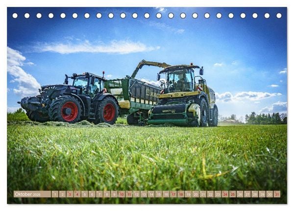 Produktbild: Moderne Landtechnik (Tischkalender 2026 DIN A5 quer), CALVENDO Monatskalender