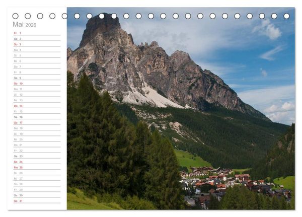 Produktbild: Wundervolle Pl&auml;tze in S&uuml;dtirol (Tischkalender 2026 DIN A5 quer), CALVENDO Monatskalender