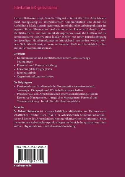 Produktbild: Interkultur in Organisationen
