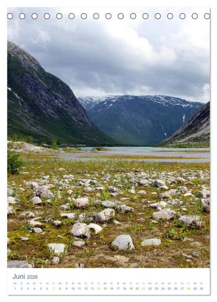 Produktbild: Norwegen - Unterwegs im Fjordland (Tischkalender 2026 DIN A5 hoch), CALVENDO Monatskalender