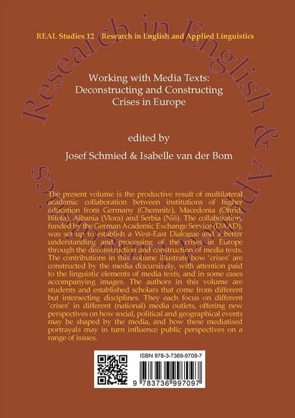 Produktbild: Working with Media Texts