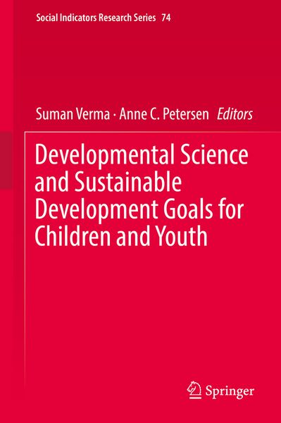 Produktbild: Developmental Science and Sustainable Development Goals for Children and Youth