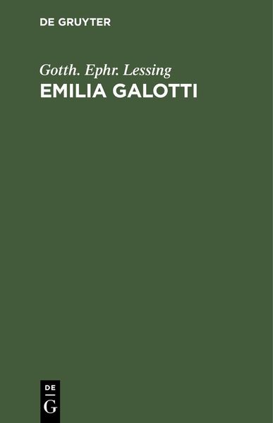 Produktbild: Emilia Galotti