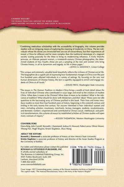 Produktbild: Human Tradition in Modern China