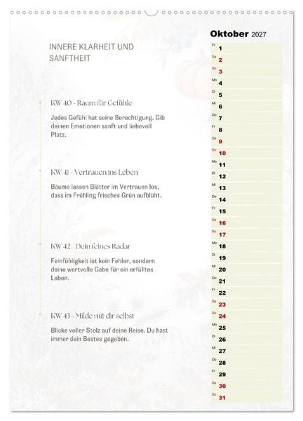 Produktbild: SEELENKOMPASS (Wandkalender 2027 DIN A2 hoch), CALVENDO Monatskalender