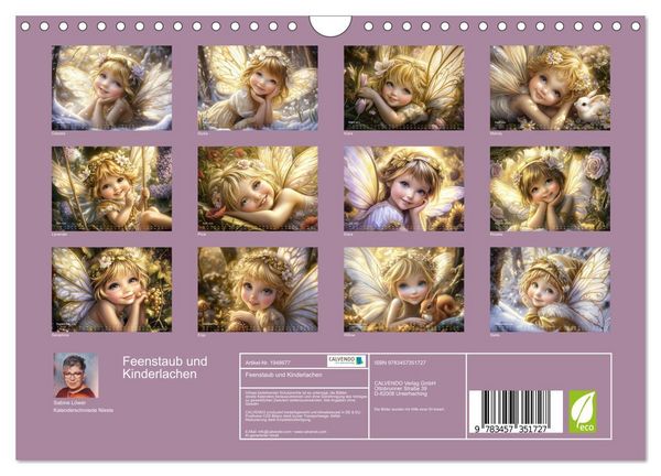 Produktbild: Feenstaub und Kinderlachen (Wandkalender 2026 DIN A4 quer), CALVENDO Monatskalender