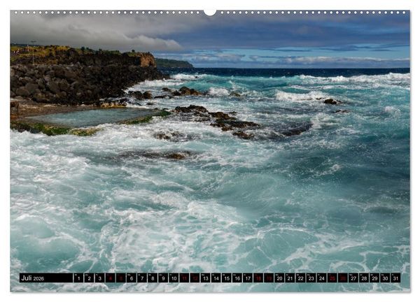 Produktbild: Sao Miguel Azoren - Vulkanisch gepr&auml;gte Trauminsel im Atlantik (hochwertiger Premium Wandkalender 2026 DIN A2 quer), Kunstdruck in Hochglanz