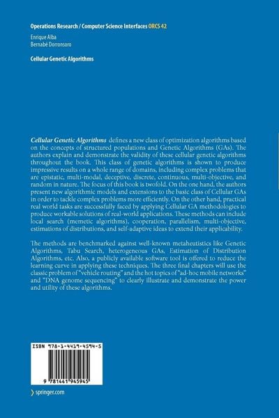 Produktbild: Cellular Genetic Algorithms