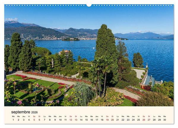 Produktbild: Coup d'&oelig;il sur le Lac Majeur (Calendrier mural 2026 DIN A2 vertical) calendrier de bureau