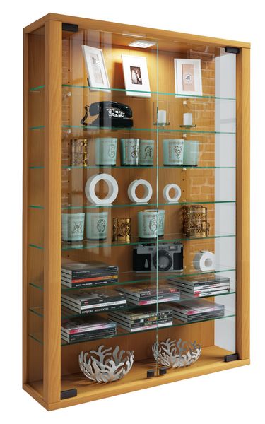 Produktbild: Wandvitrine H&auml;ngevitrine Glasvitrine Vitrosa Mini