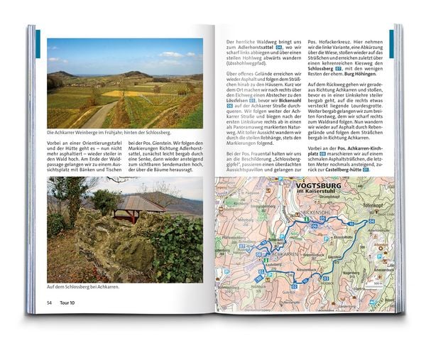 Produktbild: KOMPASS Wanderf&uuml;hrer Schwarzwald S&uuml;d mit Naturpark, Kaiserstuhl und Markgr&auml;flerland, 60 Touren mit Extra-Tourenkarte