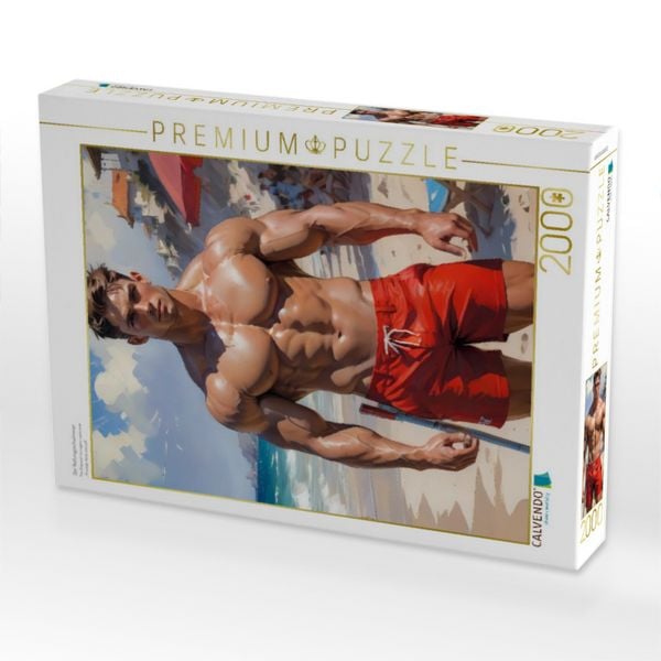 Produktbild: CALVENDO Puzzle Der Rettungsschwimmer | 2000 Teile Lege-Gr&ouml;&szlig;e 90x67cm Foto-Puzzle f&uuml;r gl&uuml;ckliche Stunden