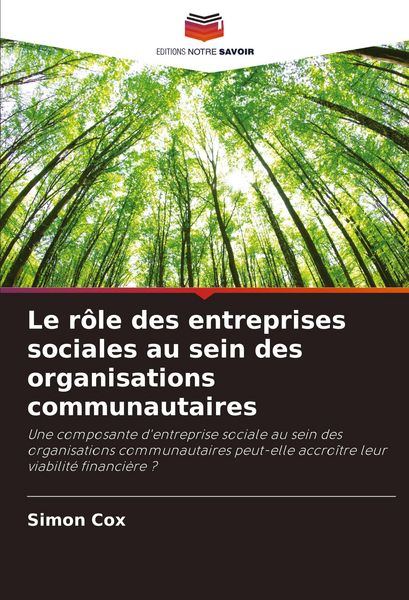 Produktbild: Le r&ocirc;le des entreprises sociales au sein des organisations communautaires