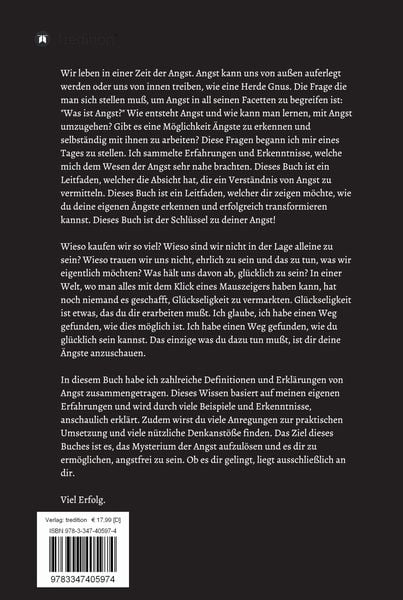 Produktbild: Das Buch der Angst