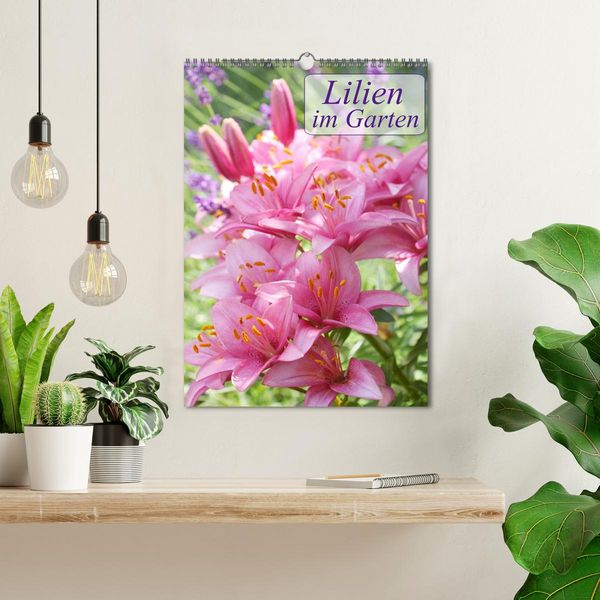 Produktbild: Lilien im Garten (Wandkalender 2026 DIN A3 hoch), CALVENDO Monatskalender