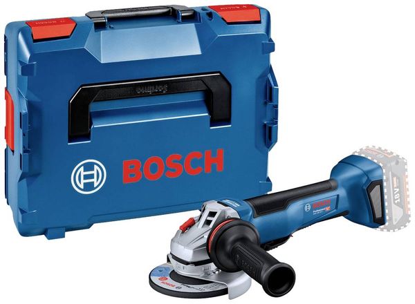 Bosch Professional GWS 18V-10 P solo 06019J4102 Akku-Winkelschleifer 125 mm inkl. Koffer, ohne Akku, ohne Ladegerät 18 V